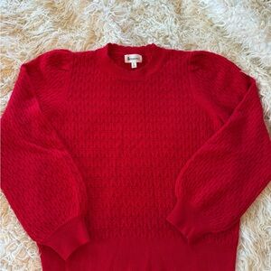 Jantzen Vibrant Red Crewneck Sweater